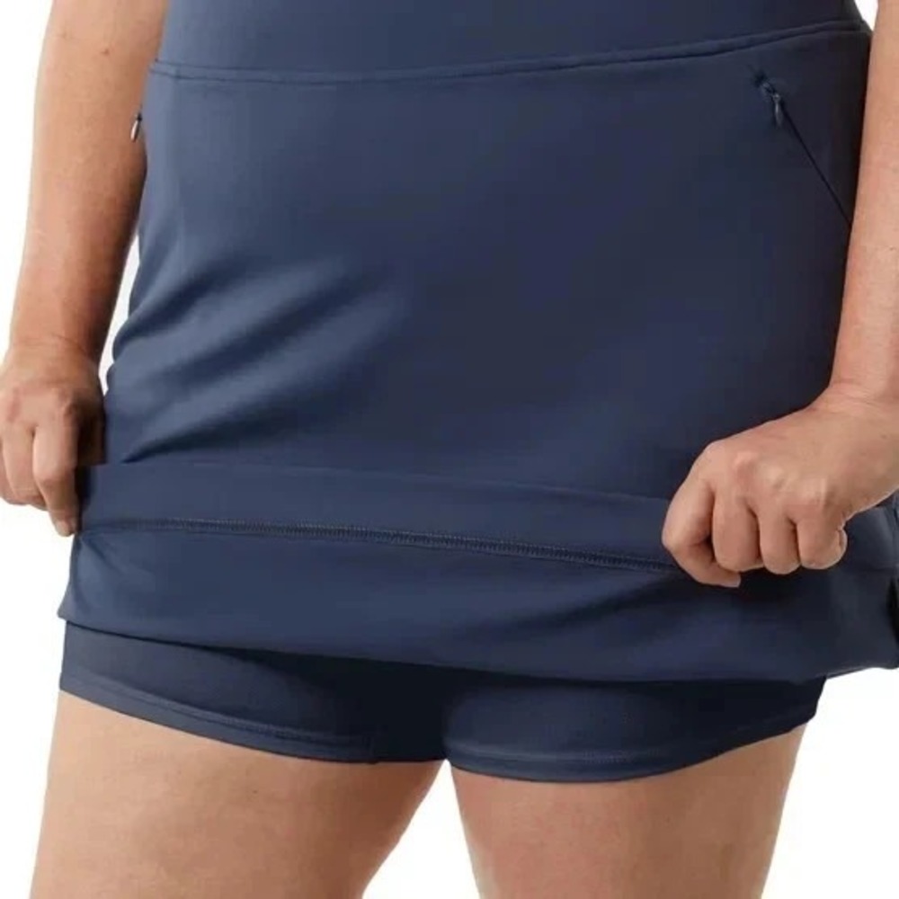 32 Degrees Cool Womens Athletic Skort Pockets, Blue, Size: XS, New - Picture 5 of 5